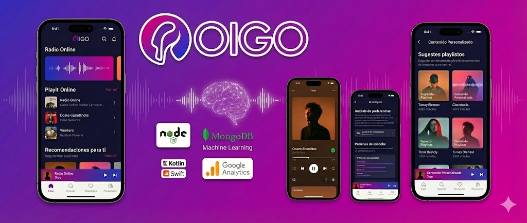 🎵 App Oigo - Streaming + IA